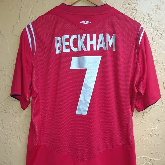 david beckham england jersey